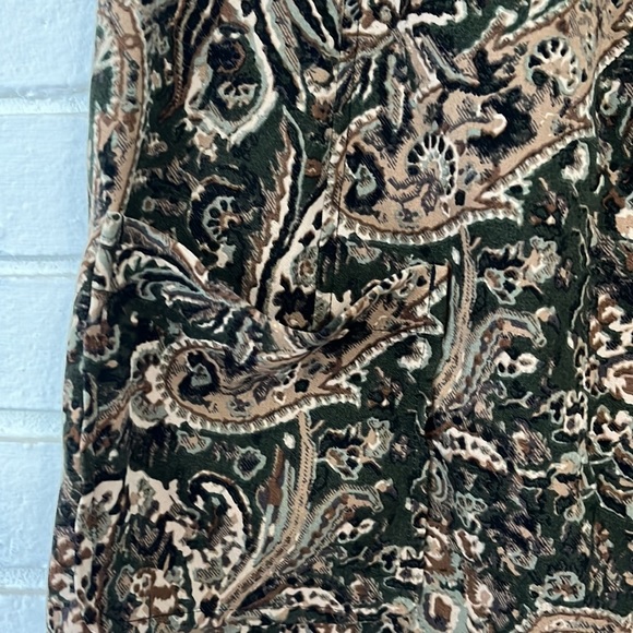 Koret Paisley Front Zip Boho Vest Size 1XL #411 - Picture 4 of 5